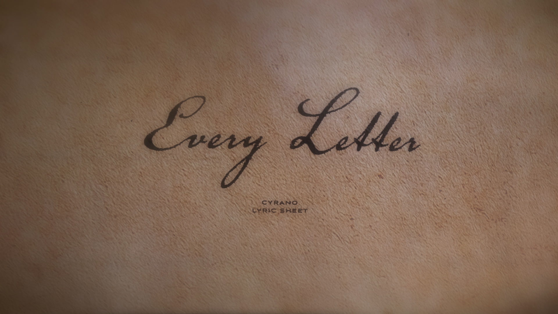 Every Letter